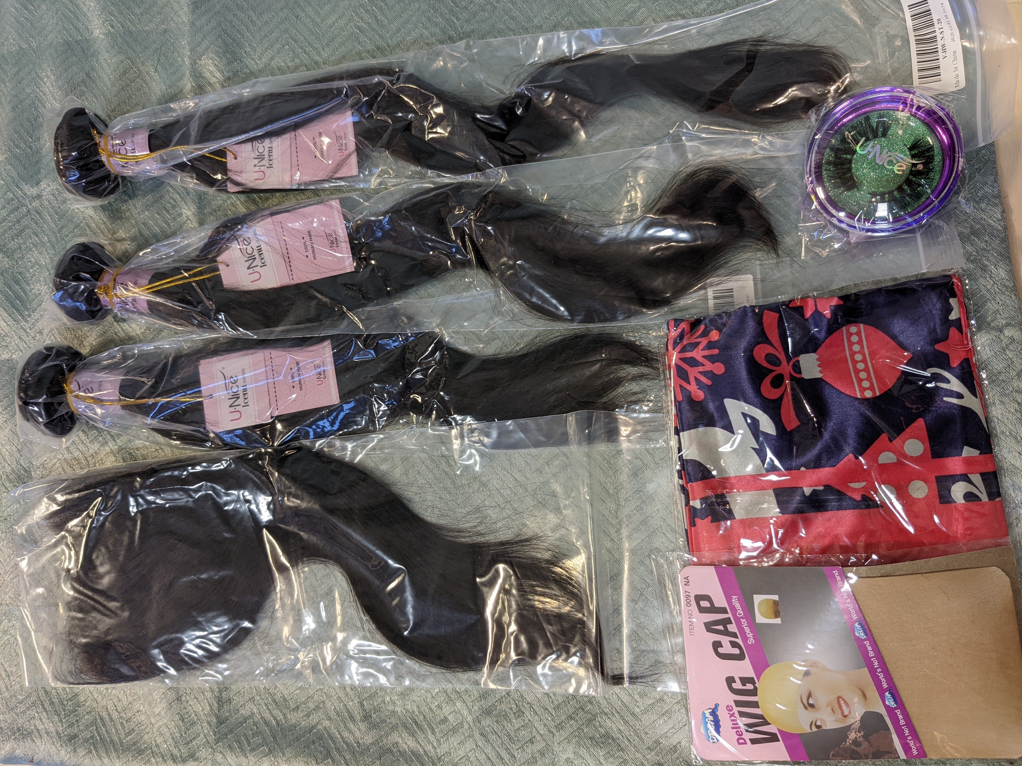 U-Nice Natural Human Hair Extension Dark Borwn 16", 18", 20" (7510331261166)
